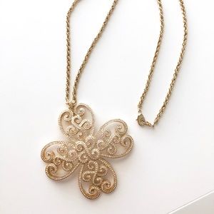 New Nadri gold pendant necklace